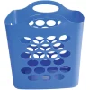 Paniére à linge 33L bleu polypropylene