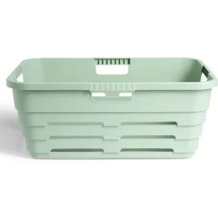Panière à linge 32L plastique vert