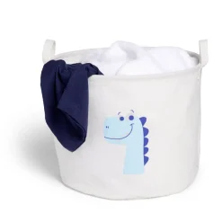 Panière à linge licorne en toile Ø30xH25cm