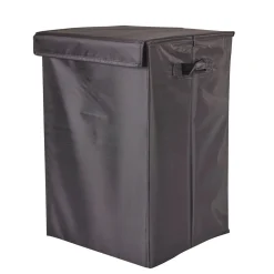 Panière à linge pliable noire