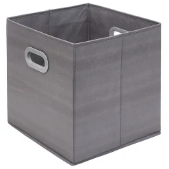 Panière Box Cube en carton revêtement tissu x2