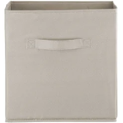 Panière Box Cube 31x29x31cm beige