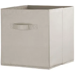 Panière Box Cube 31x29x31cm beige