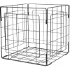 Panière Box Cube 31x31x31cm métal noir
