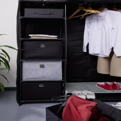 Panière Box Cube 31x15x31cm noir