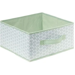 Panière Box Cube 15x29x31cm vert