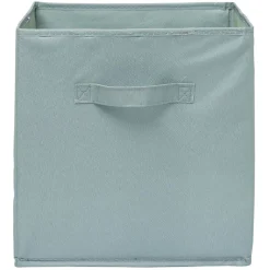 Panière Box Cube 31x29x31cm vert d'eau