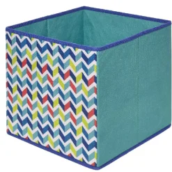 Panière de rangement design zigzag