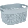 Panière de rangement gris 6 L