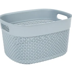 Panière de rangement gris 6 L