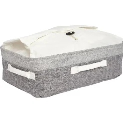 Panière de rangement grise