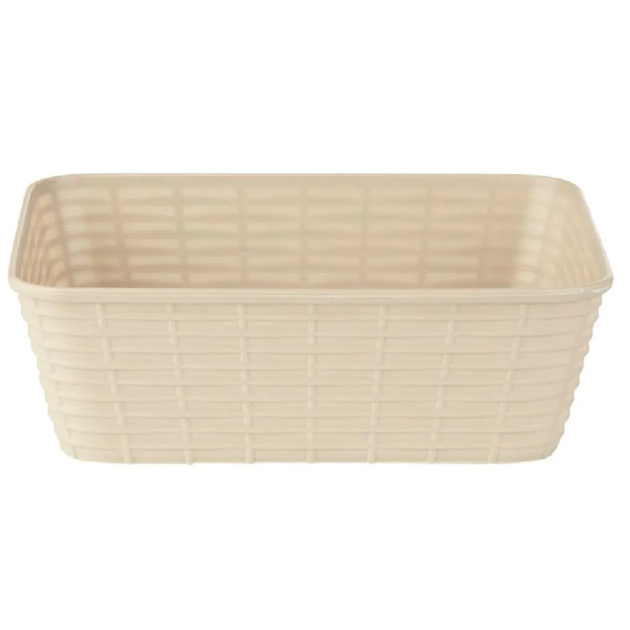 Panière de rangement L.18,7 cm plastique x3