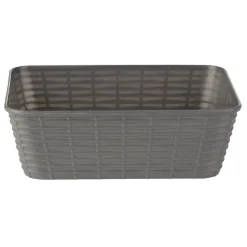 Panière de rangement L.18,7 cm plastique x3