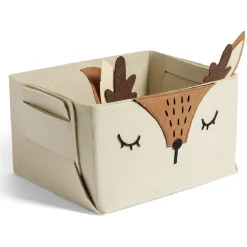 Panière de rangement pour enfant motif animal feutrine 4 modèles