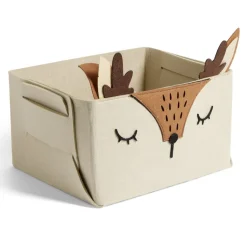 Panière de rangement pour enfant motif animal feutrine 4 modèles