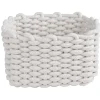 Panière en coton effet tricot H16 cm