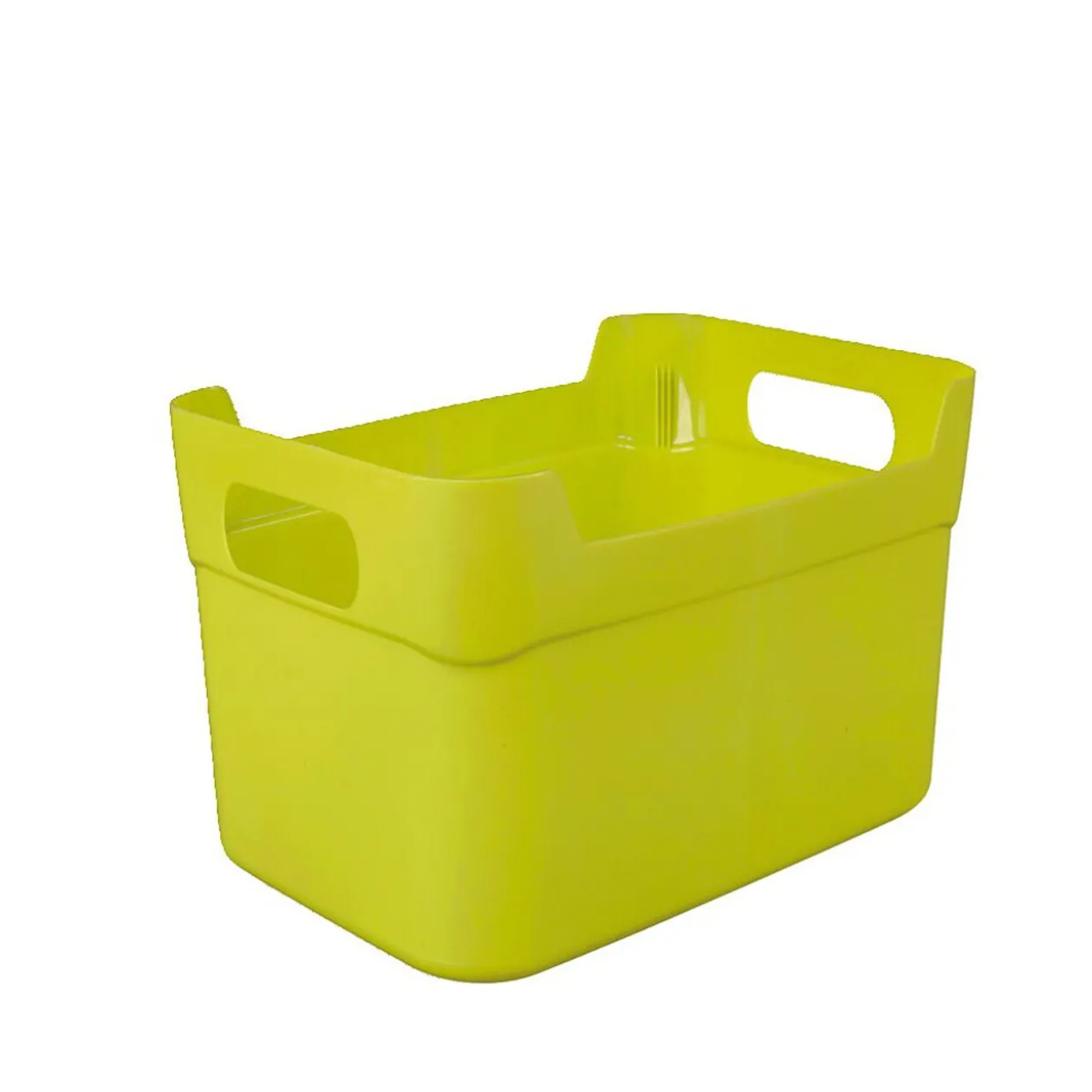 Panière en plastique coloré