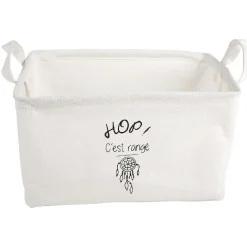 Panière en tissus rectangulaire