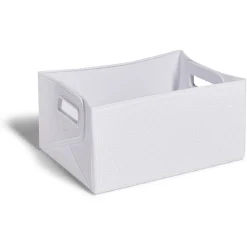 Panière flexible pliable plastique 32x16x24cm - 4 coloris