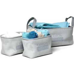 Panière grise Nordicolor x3