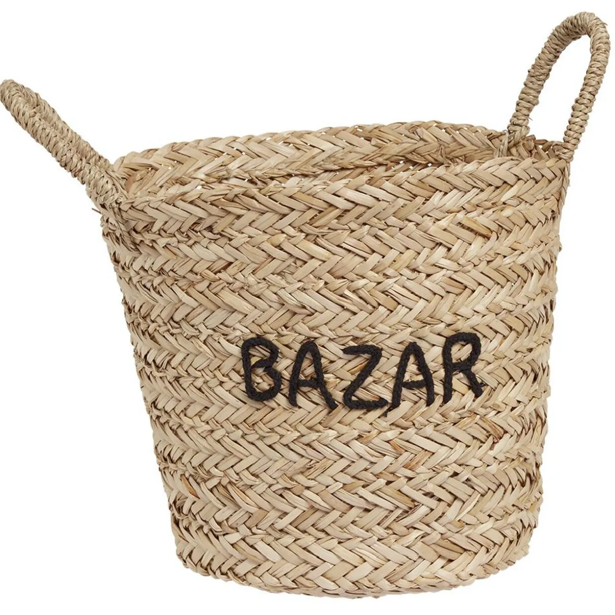 Panière jacinthe d'eau avec mot inscrit