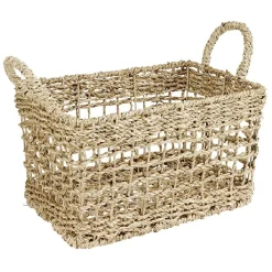 Panière jonc de mer 30x20xH15cm Sunflow