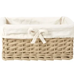 Panière osier crème
