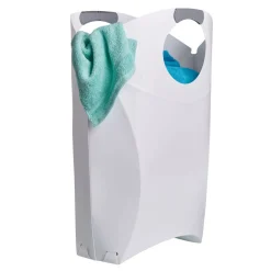 Panière pliable refermable blanche