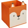 Panière rangement renard 31x31x31cm
