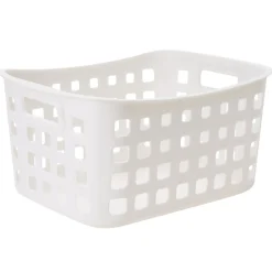 Panière rectangulaire en plastique ajouré