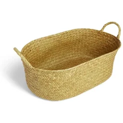 Panière rectangulaire jonc de mer 42x26xH15cm