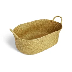 Panière rectangulaire jonc de mer 42x26xH15cm