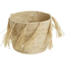 Panière ronde raphia petit modèle