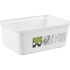 Panière salle de bain 3 L design fleur