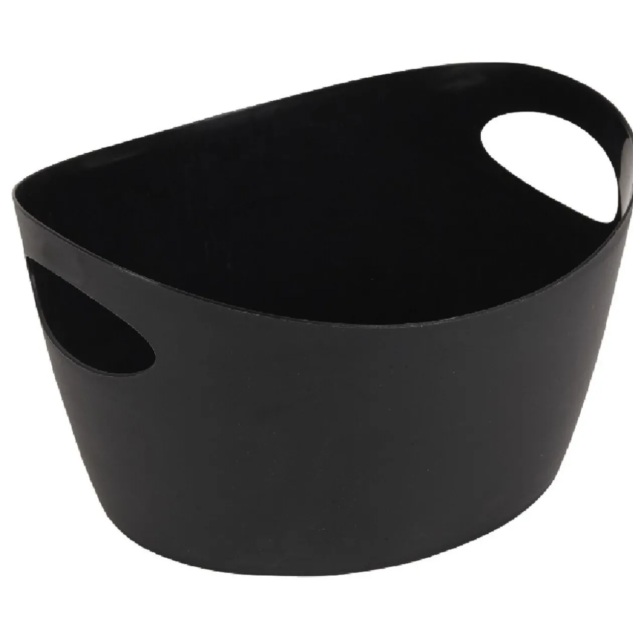 Panière salle de bain noir