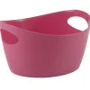 Panière salle de bain rose
