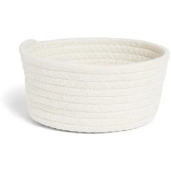 Panière tressée en coton Ø17cm