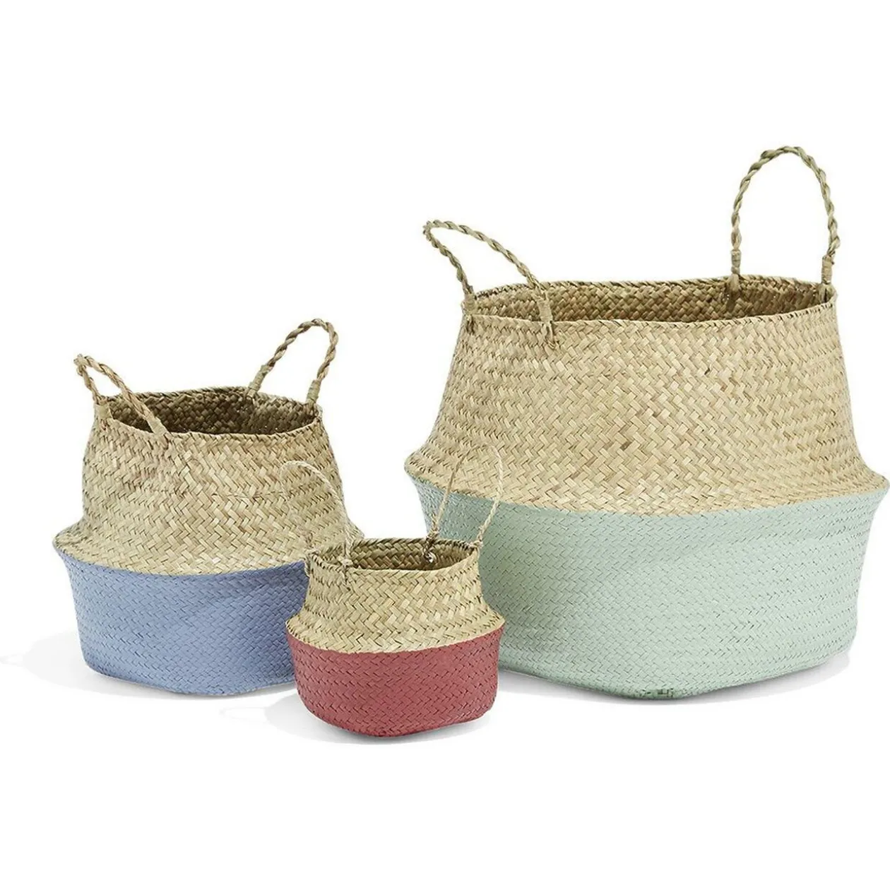 Panière Vaiana en jonc de mer ø 18 cm