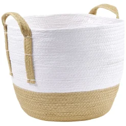 Panière Ø30xH.24cm beige