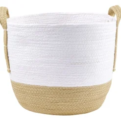 Panière Ø30xH.24cm beige