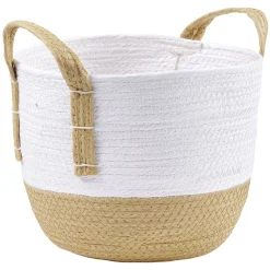 Panière Ø24xH.20cm beige
