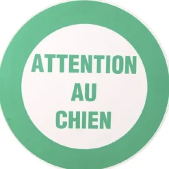 PANNEAU ATTENTION AU CHIEN