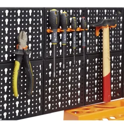 Panneau mural rangement outillage x2 avec porte outil
