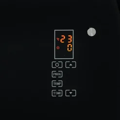 Panneau rayonnant 1500W Verre Noir avec panneau de contrôle tactile