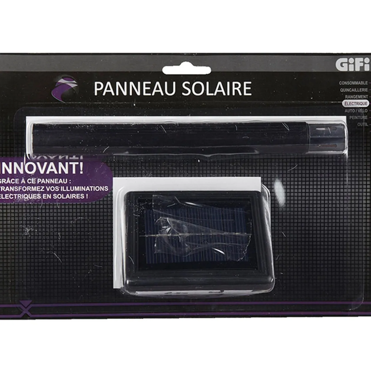 Panneau solaire pour décoration lumineuse
