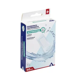 Pansement transparent imperméable x40