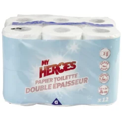 Papier toilette double épaisseur x 12