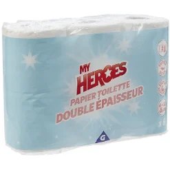 Papier toilette My Heroes double épaisseur x6