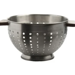 Passoire en métal et poignées pin