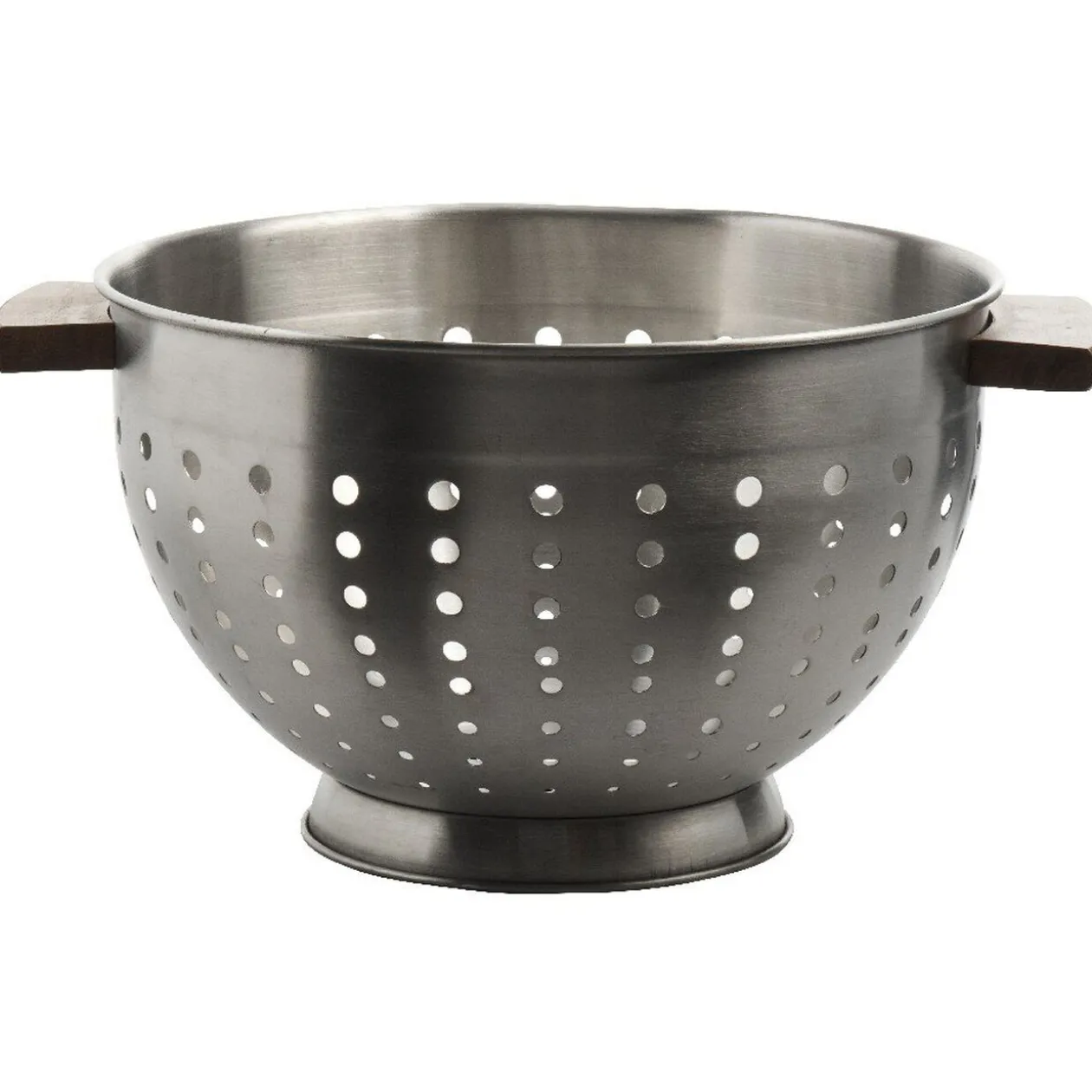 Passoire en métal et poignées pin